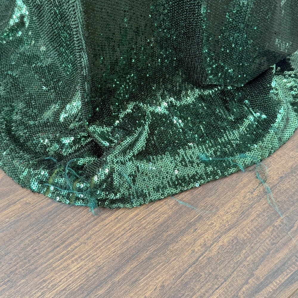 Halston Magdalena Draped Sequin Gown - Picture 11 of 12